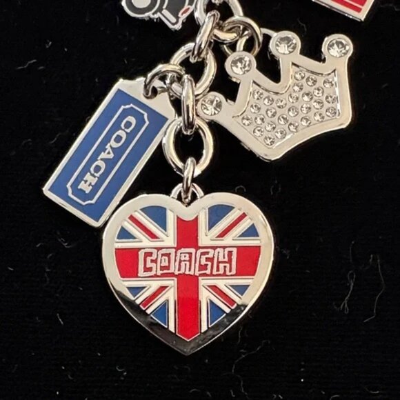 Coach "Poppy" Charm Keychain/ Bag Charms,  Like New - Picture 3 of 9